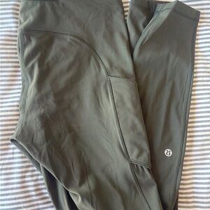 Lululemon Olive Green Leggings